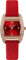 findtime Diamant Damenuhren Klassische Frauenuhren Rot Lederband Luxus Quarzuhr Analog Minimalistische Elegante Geschenke Uhren