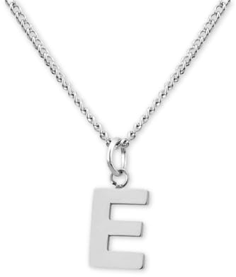 GD GOOD.designs Kette mit Buchstaben Silber A-Z I 316L Edelstahl Halskette Damen mit Buchstabenanhänger - Silberne Partnerketten für Sie und Ihn