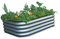 Garden Gear Original Veggie Bed Raised Vegetable Flower Steel Planter Trough Grow Bed Box Set up Six Shapes Outdoor Herb Garden (Steel Planter x1)