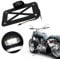 Baceyong Motorrad Kennzeichenbeleuchtung Halterung, Motorrad Seitenmontage LED Rücklicht Kennzeichenhalter Passend für Motorräder, Sporträder, Cruiser, etc