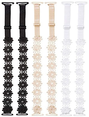 Frauen Elastische BH träger, BH Strap Clips Einstellbar rutschfeste BH Gurt, BH Träger Halter Verbindung Frauen Elastische BH antirutsch Halter Gurt Halter
