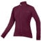 Endura Women's Xtract Roubaix Longsleeve Cycling Jersey | Water Repellent | Wicking | Reflective Trim Jersey, Aubergine, M