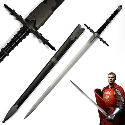 Der Herr der Ringe - Ringgeist-Schwert mit Scheide, Filmschwert, echt, aus Stahl, Der Hobbit, Sammlerstück, Deko Merch für Sammler und als Geschenk