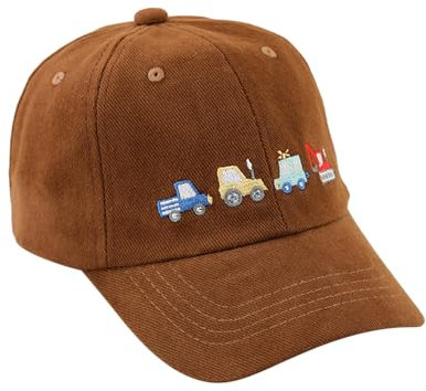 Kindermütze Jungen Mädchen Cartoon Auto Hut Baseballmütze Baseball Cap Hut Kinder Sommer UV Schutz Sonnenhut Sonnenhut Entenzungenmütze Schirmmütze 2-5 Jahre (Z2-Kaffee, Einheitsgröße)