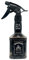 Eson Hair Water Spray Bottle 300ml, Whisky Style Spray Bottle for Hair, Barber Salon Hairdresser, Mist Sprayer,Retro Stylish, Empty Refillable Sprayer for Shaving and Cleaning 300ml (Black)