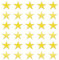 sourcing map Star Iron on Patches Embroidered Sew Patches Appliques 5.9x5.9cm Garment Iron On Star Appliques for Clothing Repair Backpack Shoes Decoration Yellow Pack of 30
