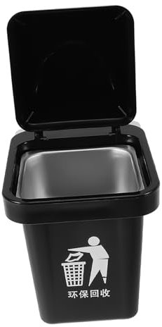 Zerodeko Poubelle Suspendue Avec Couvercle Pour Bureau Et Chambre Petite Poubelle Murale Compacte Pour Camping Et Voiture Multifonctionnelle Pour Espaces Réduits