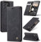 Cracedily Cover per Google Motorola Moto Edge 50 pro Case, Custodia Cover Pelle Premium Portafoglio con Porta Carte Magnetica Supporto Protezione Flip Case Custodia per Moto Edge 50 pro, Nero