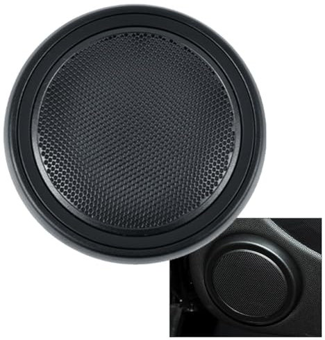 Honseadek Per Mini Cooper R56 copertura griglia altoparlante, OEM 51412753333, protegge gli altoparlanti con design elegante (nero)