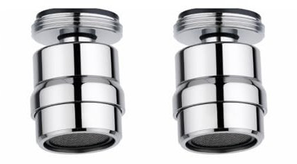 2 Pezzi Rompigetto per Bidet Universali con Snodo – Aeratori Orientabili M24, Anticalcare, Getto Morbido Anti-Schizzi, Risparmio Idrico, Montaggio Facile – Lemag srl