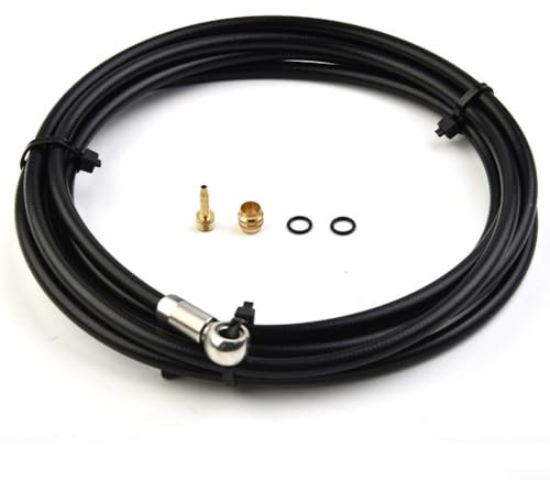 StarRing 2 Meter Fahrrad-Bremsschlauch-Ölschlauch Ersatz für MAGURA MT5/MT6/MT7/MT8 & MT Trail, Fahrradbremsölschlauch, Gummi-Fahrradbremsschlauch-Set