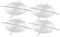 Saim 4 Pcs 120mm Metal Axial Cooling Fan Finger Guard Protective Grill for PC Ventilator