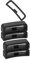 Chofit Fit Compatible avec Garmin Vivoactive HR Sangle de fixation Hoop Loop Caoutchouc Boucle Holder Compatible avec Garmin Vivoactive HR Regular Smartwatch, Noir