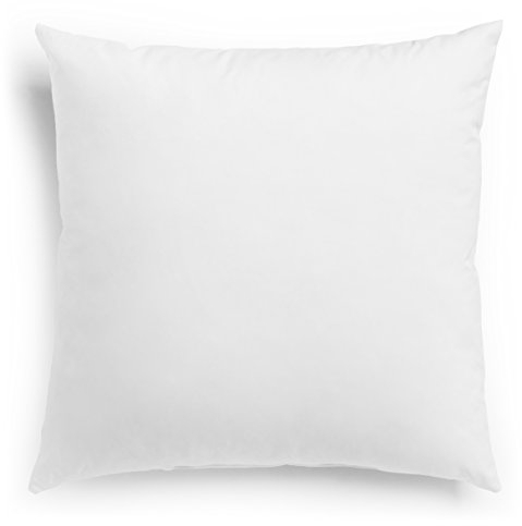 sleepling Faserkissen, Inlet Sofakissen, Zierkissen und Dekokissen, 50 x 50 cm, atmungsaktiv, waschbar 60 Grad, Ökotex, Made in EU, weiß