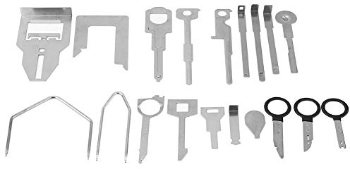 Fydun Autoradio Entriegelungswerkzeug 38 Teiliges Radio Installieren Demontageset Auto Radio Einbau Ausbau Entriegelung Werkzeug für 320/325/520/523/525/530/550