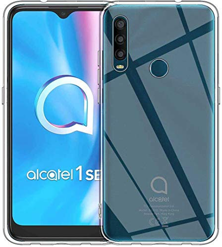 Todobarato24h Funda Compatible con Alcatel 1 SE 2020 (6.22) Transparente TPU Lisa Silicona Gel
