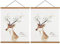 Sanauto Posterleiste Posterschiene Poster, Magnet Magnetische Holz Poster Aufhänger Halter Rahmen Leisten Bild Bilder Bilderleiste Bilderrahmen 50x70 50x100 50x75(50cm, Teak, 2 Packungen)
