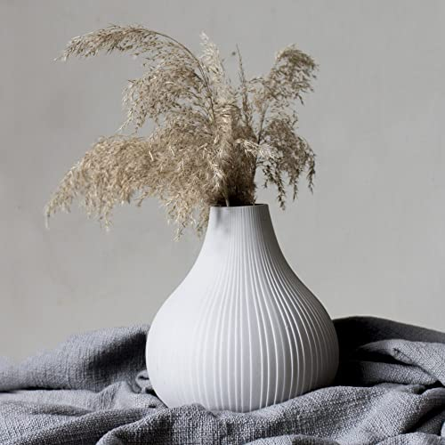 Storefactory Vase EKENAS XL grau 25cm