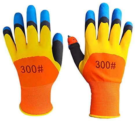 Gardening Gloves Fruit Picking Gloves Thorn Proof Gardening Mitts Protective Work Mitts with Thumb Slicer Separator for Men Women 1 Pair