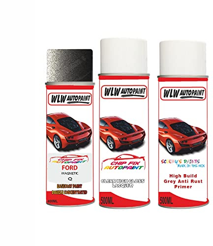 Aerosol Spray Paint For Ford Edge Magnetic 2015-2020 Primer Undercoat With Lacquer