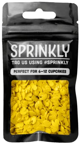 SPRINKLY - Sprinkle Shapes - Yellow/Gold Ducks - 25g