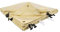 TERRE JARDIN Toile de Rechange pour auvent 3 x 4m - - Beige