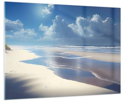 Bilder auf Glas 70x50cm Wandbild Glasdruck Landschaften Maritim - 5789