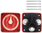 HUAKU Mini Interrupteur série M 2/3/4 Positions Coupe Simple Double Marche/arrêt Bateau Marin 12-48V 100-300A Interrupteur de Batterie isolateur déconnexion Rotatif (Color : Selector 4 Position)