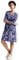 STREET ONE Damen A144100 Tunika Kleid Mit Print, Violet Blue, 44 EU