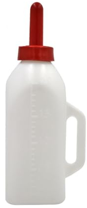 3L Kälberflasche, Kälbermilchflasche Kunststoff mit Silikondüse für Kälber Lämmer Ferkel Bauernhof Tiere (ohne Griff)