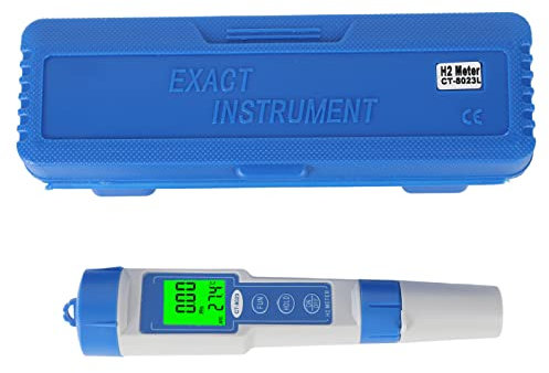 Digitales Wasserstoffmessgerät, Tragbares LED-Display, Datenhaltefunktion, Stifttyp H2-Messgerät für Umweltschutz, Lebensmittel, Gesundheit, ABS-Material