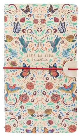 Grupo Erik - Ensemble Carnet de Voyage Frida Kahlo | Carnet de Notes 2 en 1 | Notebook Simili Cuir