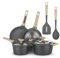 KASANOVA batterie de casseroles à induction Evolution, batterie de casseroles antiadhésives, casseroles pour induction et toutes les plaques de cuisson, haute qualité. (8 pièces)