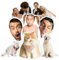 Kissen mit Foto Bedrucken Lassen - Kissen Personalisiert, Fotogeschenke Personalisiert, Personalisiertes 3D Haustier Hund Katze Kissen Fotokissen mit eigenem Foto, Geburtstag
