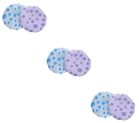 Healvian 6piezas Gorros De Ducha Reutilizables De Gorro De Baño De Satén Para Dormir y Ducharse Ajustables y Cómodos Para Cuidado Del Cabello y Maquillaje