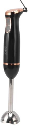 Batidora de Inmersión Manual, Batidora Eléctrica de Mano con Hoja de Acero Inoxidable, Batidora de Mano con Cable para Alimentos, Batidos, Bebidas, Sopa