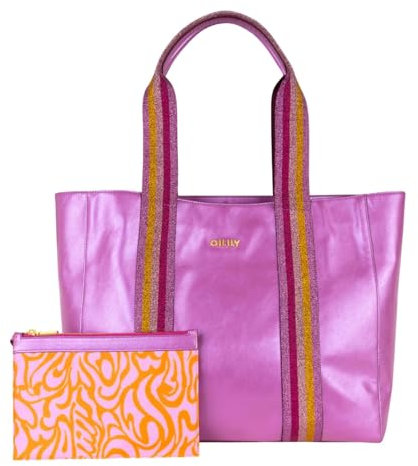 Oilily Still Shopper Fuchsia Pink