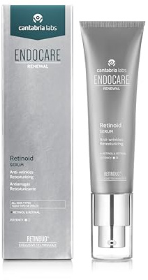 Cantabria Labs Endocare Renewal Retinoid Serum – 30 ml – Anti-Aging-Serum mit reinem Retinol, Retinol und einem Booster – erneuert und retexturiert die Haut – geeignet für alle Hauttypen, auch für