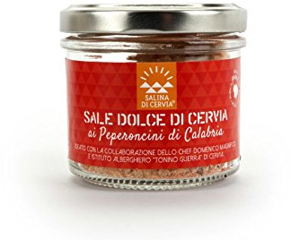 Sale Dolce di Cervia al Peperoncino di Calabria - per Condire Carni Bianche, Pesce alla Griglia, Verdure
