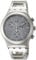 Swatch Damen Chronograph Quarz Uhr mit Edelstahl Armband YCS112G