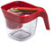 Zeal L207R Stack and Store Measuring Jug Set with Cups and Spoons, red