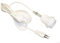 Fassung E27 Set: Kabel, Gewinde & Fassung – Weiß – Hanna's Laden – Fassung für Lampe mit Kabel – Unmontierte Fassung zur Selbstmontage DIY – Inkl. Montageanleitung