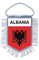 Akachafactory Wimpel mini Flagge Fahne flaggen miniflagge albanien