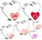 Emporte Piece Biscuit Coeur, Lot 6 Emporte piece, Cookie Cutter Heart, Coeur Set Emporte Piece,Emporte-pièces en acier inoxydable, pour Gâteau Fondant Biscuit