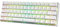Redragon K630 Dragonborn 60% Teclado RGB para juegos con cable, 61 teclas, teclado mecánico compacto con interruptor rojo lineal, soporte para controlador Pro, color blanco