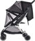 Moustiquaire Universelle pour Poussette Été Filet Anti Moustique Noir pour Landau Lit Parapluie Siège Auto Nacelle Parc Berceau Moustiquaire Transat Bébé Moustiquaire à Glissière, Bye Bye Insectes