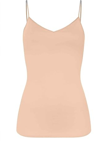 Hanro Cotton Seamless Spaghetti-Top mit Cups Damen