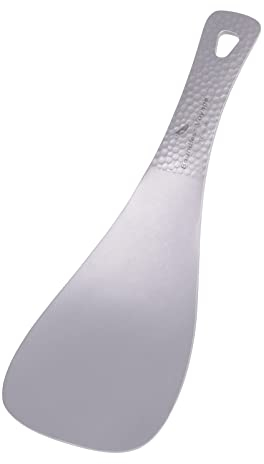 Boundless Voyage Titanium Spoon Short Handle Spoon Cooking Shovel Camping Cutlery Rice Spoon Thickened Home Kitchen Tableware Ti1079T