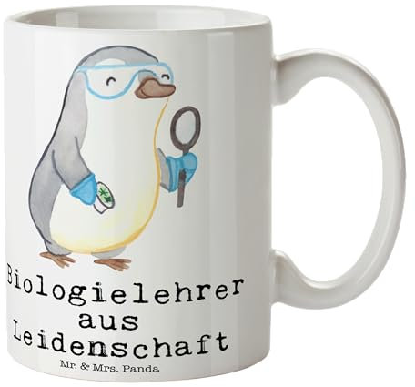 Mr. & Mrs. Panda Tasse Biologielehrer Leidenschaft - Geschenk, Biolehrer, Kaffeetassen, Grundschule, Kollege, Tasse bedrucken, Mitarbeiter,
