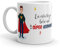 Kembilove Taza el mejor Hermano del mundo – Mensaje En esta Taza Bebe un Super Hermano – Regalo Original Hombres – Regalos originales para Hermanos – Regalos Personalizados Originales